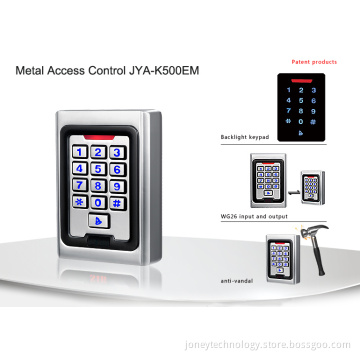 RFID Metal Vandal-Proof and Keypad with Back Light Access Control System